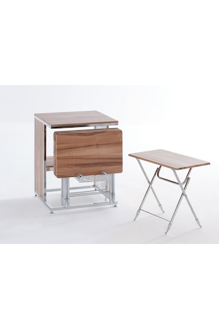 Dresuar Açık Kahverengi Servis Sehpası