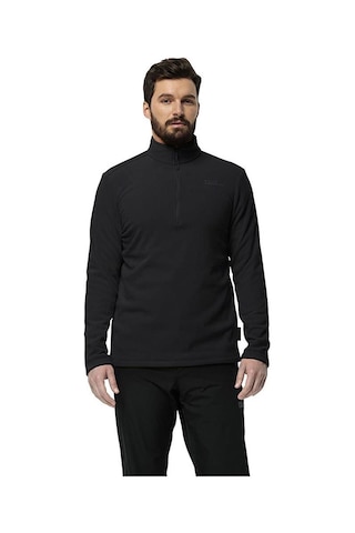 Jack Wolfskin Taunus Hz M Erkek Polar Sweatshirt-9093 Siyah