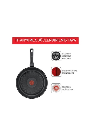 Tefal Titanium Force Tava 20 Cm Siyah