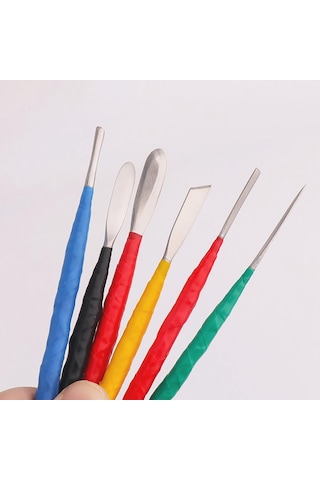 Suntek Dıy Modelleme Kaya Boyama Için 6x Polimer Çömlekçilik