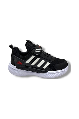 Ndrops 023-26 Anorak Anatomik Kız Çocuk Sneaker Siyah Beyaz 31-35 Siyah