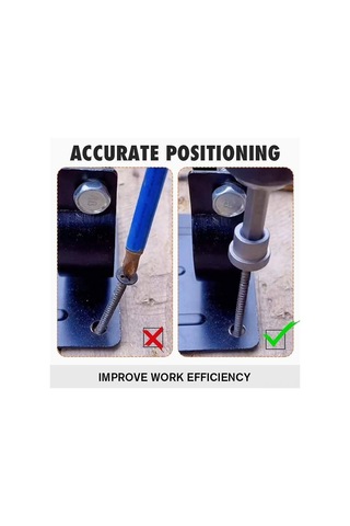 Xindoker 5 Adet Manyetik Konumlandırıcı Tornavida Ucu, Gips Tabanlı Tahta İçin Phillip Ph2 Vida, Derinlik Sınırlama, Çinko Vanadyum Çeliği