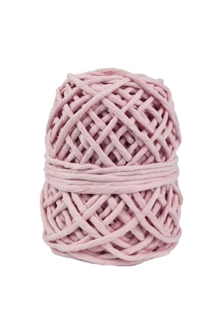 Makrome İpi 3 Mm 250 Gr Pembe Duvar Süsü, Çanta, Sepet Ve Dekoratif Hobi İpi