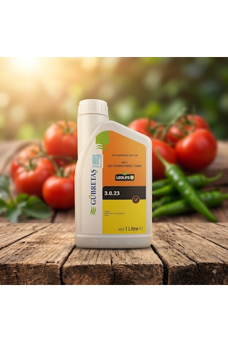 Leolife 3.0.23 Sıvı Organomineral Gübre - 1 Litre Meyve İrileştirici, Renk Verici Ve Kalite Artırıcı