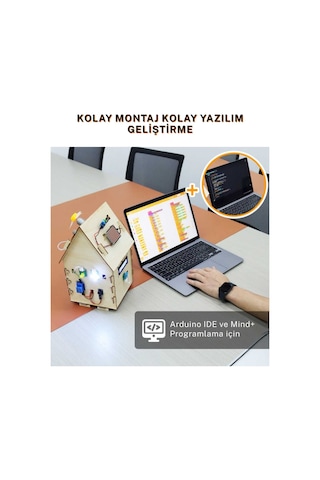 17 Si 1 Arada Arduino Nano Akıllı Ev Robotik Kiti Stem Dıy Elektronik Ve Iot Eğitim Seti