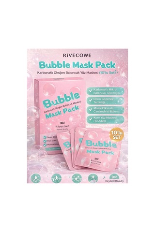 Bubble Mask Pack Karbonatlı Oksijen Baloncuk Maskesi