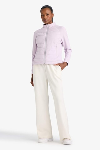 Defacto Defactofit Su Geçirmez Slim Fit Dar Kesim Dik Yaka İçi Polarlı Şişme Mont E9257ax25aupr77 Mor