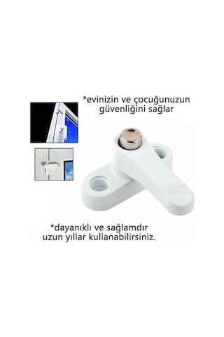 Büro Ev Bebek Güvenliği İçin Pvc Kapı Pencere Emniyet Çelik Kilidi Gri