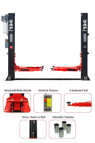 5 Ton İki Sütunlu Tam Otomatik Hidrolik Lift - Gpl 103