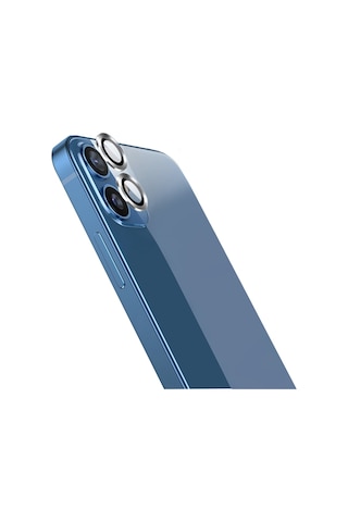 Apple Uyumlu   iPhone 11 Go Des CL-10 Kamera Lens Koruyucu Gümüş