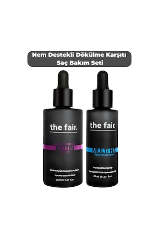 The Fair Nem Destekli Dökülme Karşıtı Vegan Saç Bakım Seti