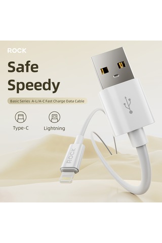 P8 Usb To Lightning 27w 100cm Kablo Beyaz