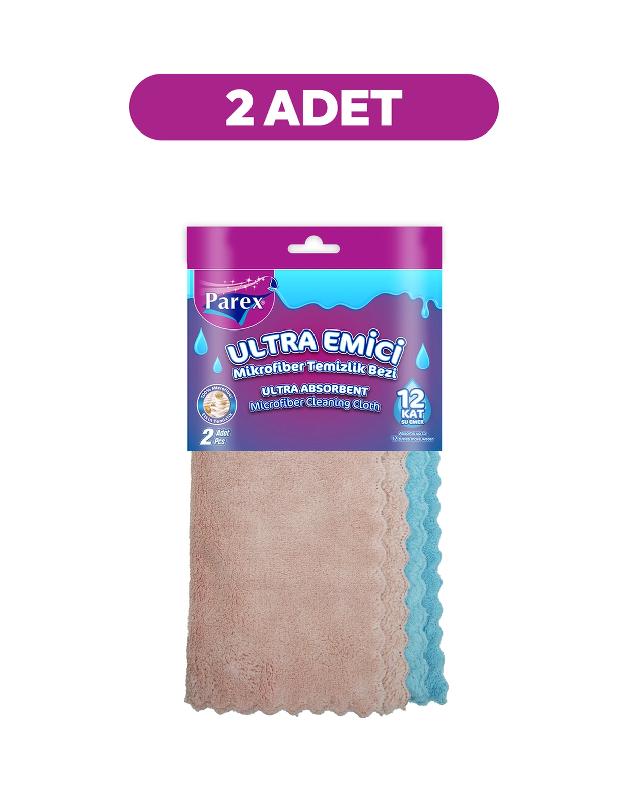 Ultra Emici 2 Li Mikrofiber Bez İkili Paket Diğer