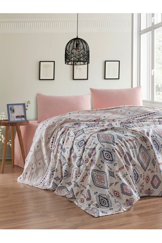 Loyal Home Çift Kişilik 4 Parça Pike Takımı 200x240 Cm Pudra