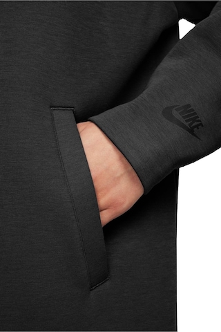 Nike Sportswear Tech Fleece Womens Oversized Duster Jacket Oversize Kadın Uzun Ceket Siyah