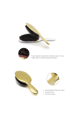 Land Of Myth Lom1052 Kaynak Saç Tarağı Premium Seri Galvanik Gold