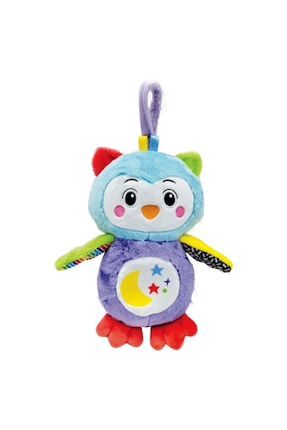 Baby Clementoni Işıklı Müzikli Peluş Baykuş Goodnight Owl Karışık Çok Renkli