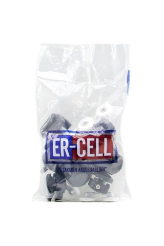 Er-cell Duşakabin Tekeri - Siyah- 8'li Paket Diğer