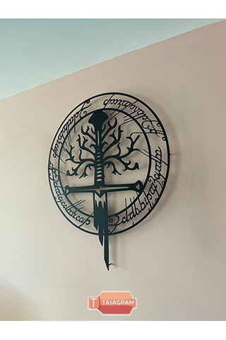Yüzüklerin Efendisi Metal Tablo