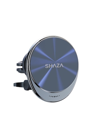 Shaza Sf5503 Magsafe Uyumlu 15w Kablosuz Şarj 2in1 Araç İçi Telefon Tutucu