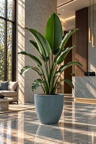 Bostann Dekoratif Saksı - Botonıa 030 - 50l - Gri 50 Lt