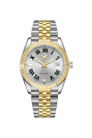 Bevrly Hılls Polo Club Erkek Kol Saati Bp3665x.430 Silver-gold Gri