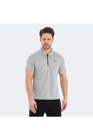 Slazenger ROYAL Erkek Polo Yaka Gri Tişört