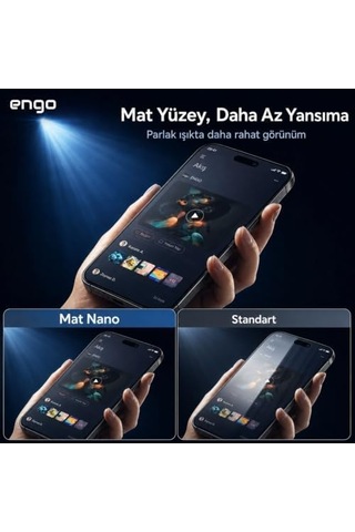 Tecno Spark 50 5g İle Uyumlu Mat Ekran Koruyucu Parmak İzi Bırakmayan Yansıma Ve Parlama Önleyici Koruma, 9h Temper