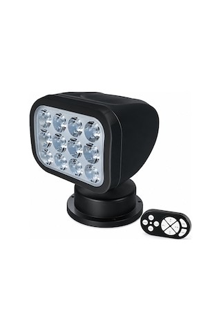 Seaflo Uzaktan Kumandalı LED Projektör 12/24V 28W Siyah