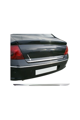 Peugeot 407 Krom Bagaj Alt Çıta Formlu 2005 Üzeri Paslanmaz Çelik
