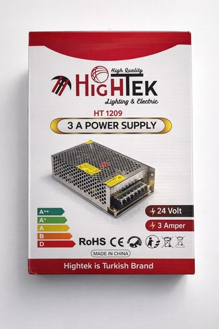 24v 3a Metal Kasa Adaptör Led Driver 75w Trafo Güç Kaynağı