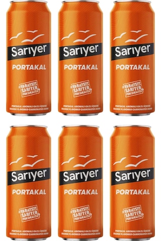 Sarıyer Portakal Kutu 6 x 330 ML