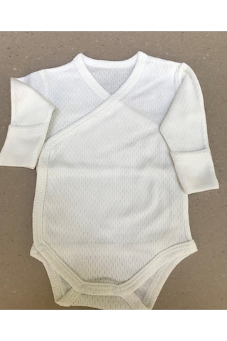 Özdemirlitekstil Bebelino Çıtçıtlı Badi Kruvaze (3'Lü Paket) (456374784) Krem