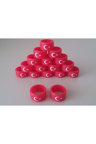 10 Adet Ay Yıldız Silikon Lastik Bant.Vape Band 22 Mm Vape Bant
