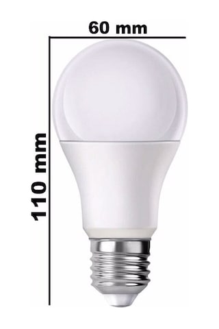 10w Tasarruflu Beyaz Renk Led Ampul-1-2-4-6-8-10-50-100 Adettir 8 Adet