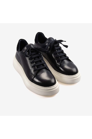 Mocassini Hakiki Deri Erkek Bağcıklı Kalın Taban Spor & Sneaker 35110 Laci Sipiro Lacivert