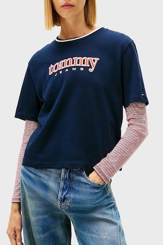 Tommy Jeans Bayan T Shirt Dw0dw22563 C1g Lacivert Lacivert
