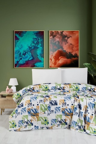 Mulberry Yade Battal Boy Desenli Pike 240x260 Cm Mint