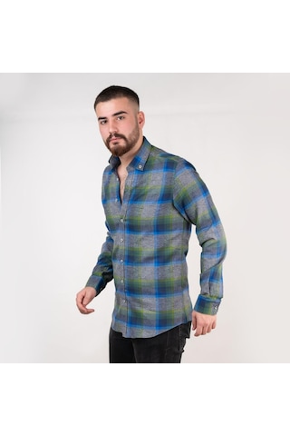Dorss Slimfit Ekose Erkek Gömlek