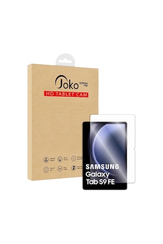 Mey İthalat Samsung Uyumlu Galaxy X610 Tab S9 Fe Plus 12.4 Hd Tablet Cam Ekran Koruyucu - Şeffaf