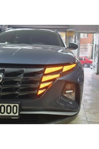 Hyundai Tucson Gündüz Farı Sticker Seti Turuncu 2021-2024
