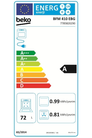 Beko BFM 410 EBG 72 LT Ocaklı Fırın