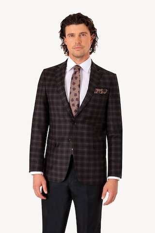 Erkek Gri Kışlık Yünlü Tek Ceket Gri