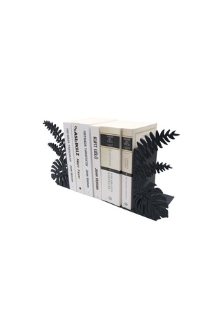 Minimal Yaprak Desenli Kitap Desteği