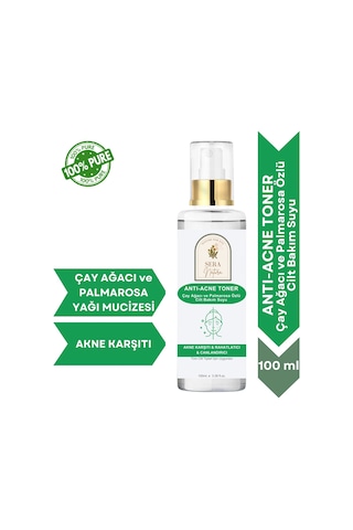 Antı-acne Toner Çay Ağacı Ve Palmarosa Özlü Cilt Bakım Suyu