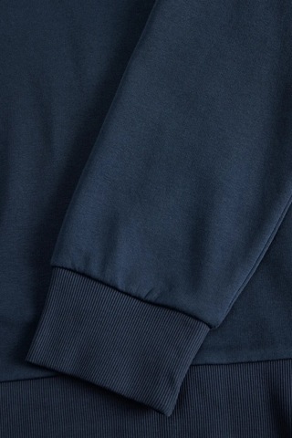 Jack & Jones Erkek Jjpan Bisiklet Yaka Logo Detaylı Sweatshirt 12310759 Lacivert