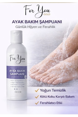 Ayak Ve Tırnak Bakım Seti - Koku, Ayak Ve Tırnak Bakım Sprey + Ayak Şampuan 2'li Set