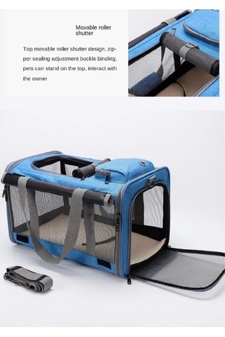 Jialan Kedi Taşıyıcı Çanta, Ev Hayvanı Pedi Katlanabilir Büyük