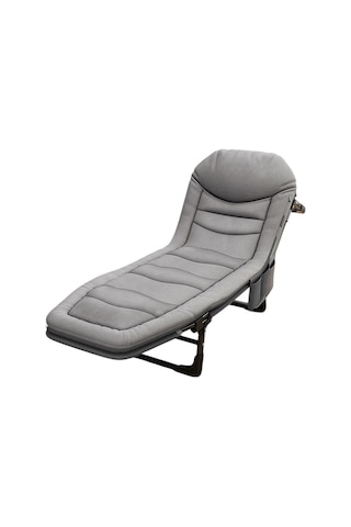Powermaster Sunup Sn-24922 Taşınabilir Ayarlanabilir 5 Kademe Sünger Kamp Yatak Şezlong Koyu Gri Diğer