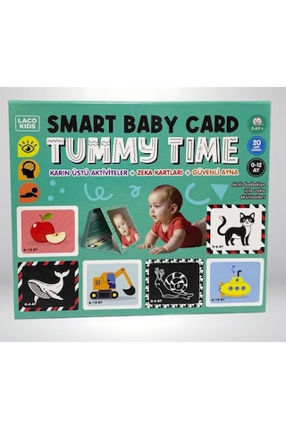 Laço Kids Smart Babay Card Tummy Time Lc0173